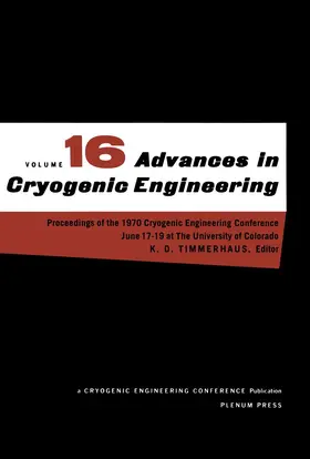 Timmerhaus |  Advances in Cryogenic Engineering | Buch |  Sack Fachmedien