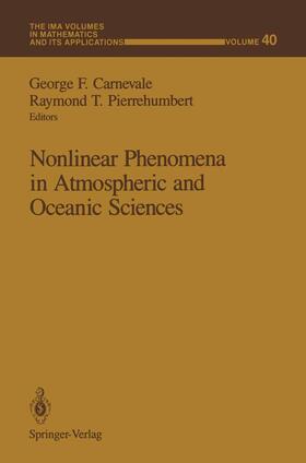 Pierrehumbert / Carnevale |  Nonlinear Phenomena in Atmospheric and Oceanic Sciences | Buch |  Sack Fachmedien
