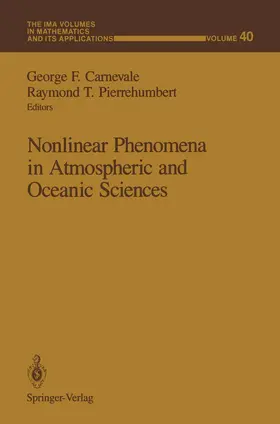 Pierrehumbert / Carnevale |  Nonlinear Phenomena in Atmospheric and Oceanic Sciences | Buch |  Sack Fachmedien