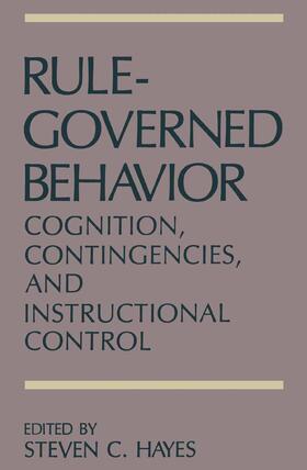 Hayes | Rule-Governed Behavior | Buch | 978-1-4757-0449-5 | sack.de