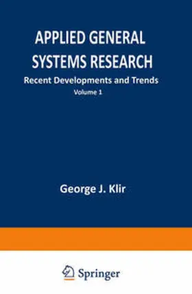 Klir |  Applied General Systems Research | eBook | Sack Fachmedien