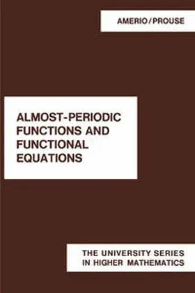 Amerio / Prouse | Almost-Periodic Functions and Functional Equations | E-Book | www.sack.de