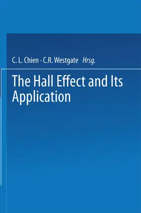 Chien |  The Hall Effect and Its Applications | Buch |  Sack Fachmedien