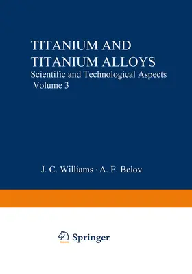 Williams |  Titanium and Titanium Alloys | Buch |  Sack Fachmedien