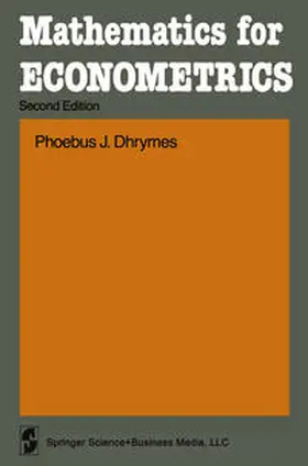 Dhrymes |  Mathematics for Econometrics | eBook | Sack Fachmedien