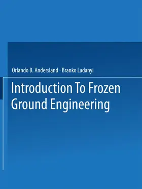 Ladanyi / Andersland |  An Introduction to Frozen Ground Engineering | Buch |  Sack Fachmedien