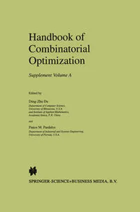 Du / Pardalos | Handbook of Combinatorial Optimization | E-Book | www.sack.de