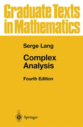 Lang |  Complex Analysis | eBook | Sack Fachmedien