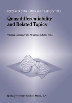 Demyanov / Rubinov | Quasidifferentiability and Related Topics | E-Book | sack.de