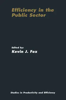 Fox |  Efficiency in the Public Sector | eBook | Sack Fachmedien