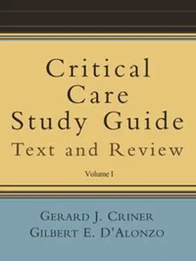 Criner / D'Alonzo |  Critical Care Study Guide | eBook | Sack Fachmedien