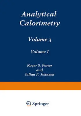 Porter / Johnson |  Analytical Calorimetry | eBook | Sack Fachmedien