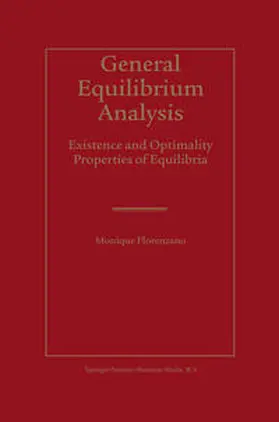 Florenzano | General Equilibrium Analysis | E-Book | www.sack.de