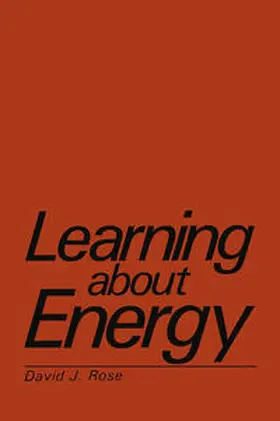 Rose |  Learning about Energy | eBook | Sack Fachmedien