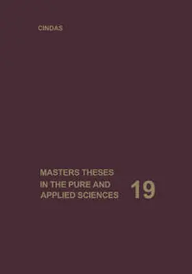 Shafer |  Masters Theses in the Pure and Applied Sciences | eBook | Sack Fachmedien