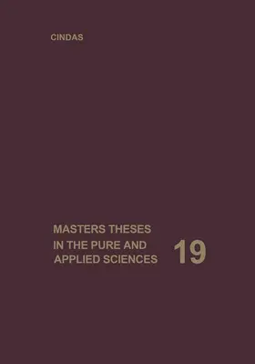 Shafer |  Masters Theses in the Pure and Applied Sciences | Buch |  Sack Fachmedien