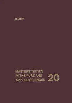 Shafer |  Masters Theses in the Pure and Applied Sciences | Buch |  Sack Fachmedien