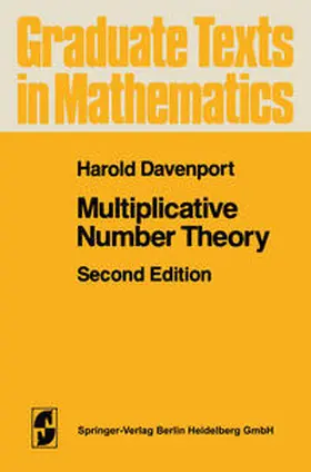 Davenport |  Multiplicative Number Theory | eBook | Sack Fachmedien