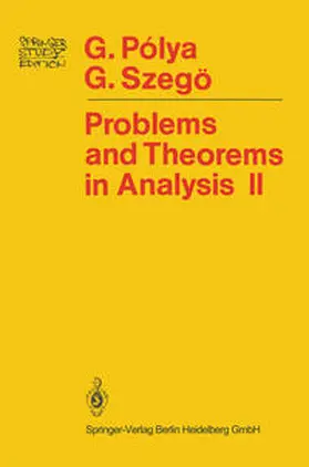 Polya / Szegö |  Problems and Theorems in Analysis | eBook | Sack Fachmedien
