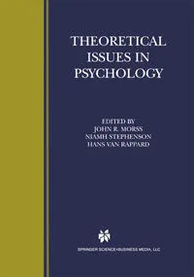 Morss / Stephenson / Rappard |  Theoretical Issues in Psychology | eBook | Sack Fachmedien