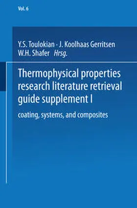 Touloukian / Gerritsen / Shafer | Coatings, Systems, and Composites | E-Book | www.sack.de