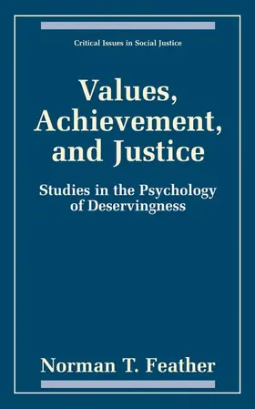 Feather |  Values, Achievement, and Justice | Buch |  Sack Fachmedien