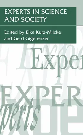 Kurz-Milcke / Gigerenzer | Experts in Science and Society | Buch | 978-1-4757-8744-3 | www.sack.de