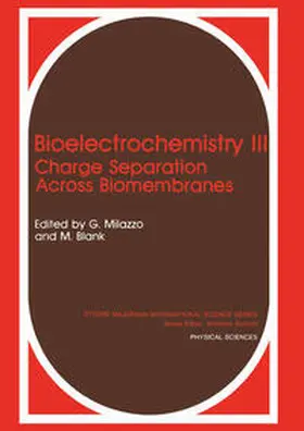 Blank / Milazzo |  Bioelectrochemistry III | eBook | Sack Fachmedien
