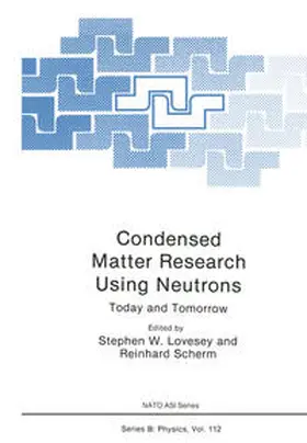 Lovesey / Scherm | Condensed Matter Research Using Neutrons | E-Book | www.sack.de