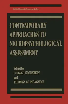 Goldstein / Incagnoli |  Contemporary Approaches to Neuropsychological Assessment | Buch |  Sack Fachmedien