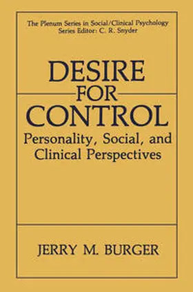 Burger |  Desire for Control | eBook | Sack Fachmedien