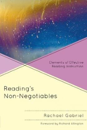 Gabriel |  Reading's Non-Negotiables | eBook | Sack Fachmedien