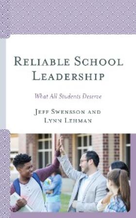 Swensson / Lehman |  Reliable School Leadership | eBook | Sack Fachmedien