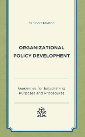 Norton |  Organizational Policy Development | eBook | Sack Fachmedien