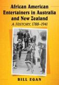 Egan |  African American Entertainers in Australia and New Zealand | Buch |  Sack Fachmedien