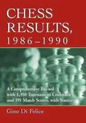 Di Felice |  Chess Results, 1986-1988 | Buch |  Sack Fachmedien