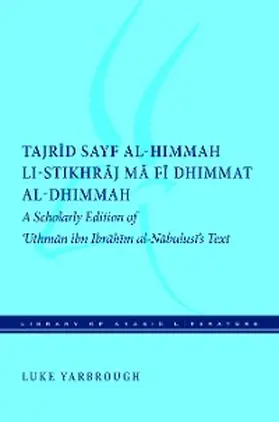 Yarbrough |  Tajrid sayf al-himmah li-stikhraj ma fi dhimmat al-dhimmah | eBook | Sack Fachmedien