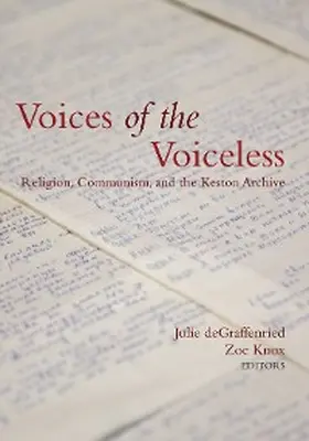 Degraffenried / Knox |  Voices of the Voiceless | eBook | Sack Fachmedien