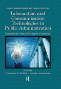 Reddick / Anthopoulos |  Information and Communication Technologies in Public Administration | Buch |  Sack Fachmedien