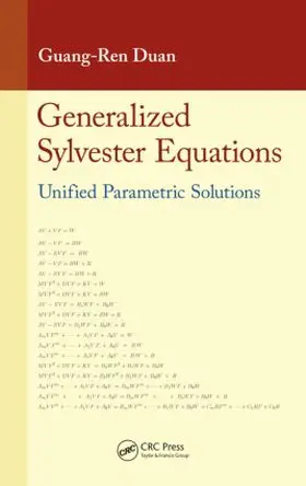 Duan |  Generalized Sylvester Equations | Buch |  Sack Fachmedien