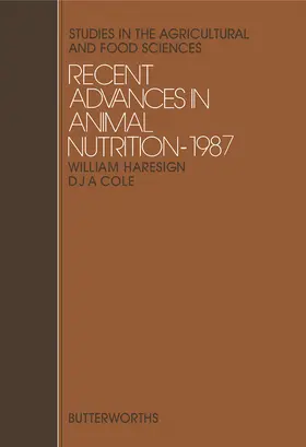 Haresign / Cole / Henrichsmeyer |  Recent Advances in Animal Nutrition | eBook | Sack Fachmedien