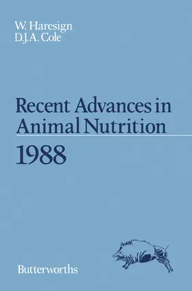 Haresign / Cole |  Recent Advances in Animal Nutrition 1988 | eBook | Sack Fachmedien