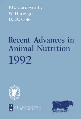 Garnsworthy / Haresign / Cole |  Recent Advances in Animal Nutrition | eBook | Sack Fachmedien