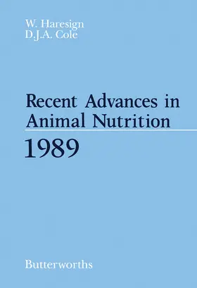 Haresign / Cole |  Recent Advances in Animal Nutrition | eBook | Sack Fachmedien