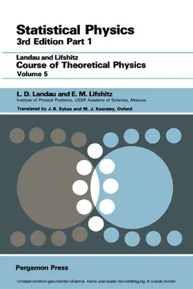 Landau / Lifshitz |  Course of Theoretical Physics | eBook | Sack Fachmedien