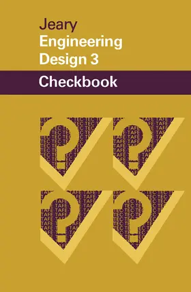 Jeary |  Engineering Design 3 Checkbook | eBook | Sack Fachmedien