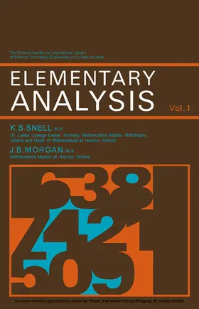 Snell / Morgan / Langford |  Elementary Analysis | eBook | Sack Fachmedien