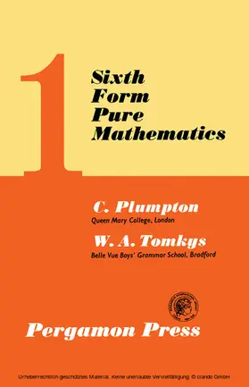 Plumpton / Tomkys |  Sixth Form Pure Mathematics | eBook | Sack Fachmedien
