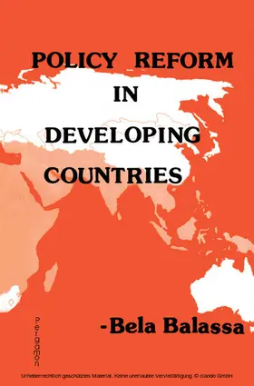 Balassa |  Policy Reform in Developing Countries | eBook | Sack Fachmedien