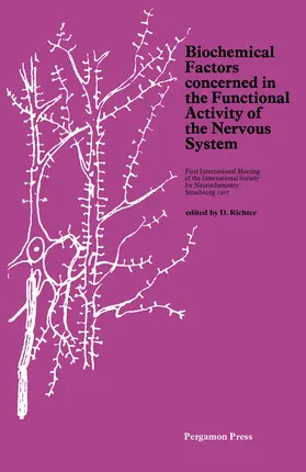 Richter |  Biochemical Factors Concerned in the Functional Activity of the Nervous System | eBook | Sack Fachmedien
